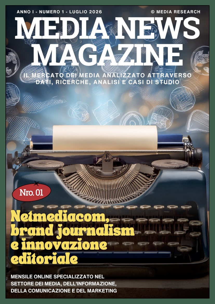 Copertina di Media News Magazine numero 1, luglio 2026